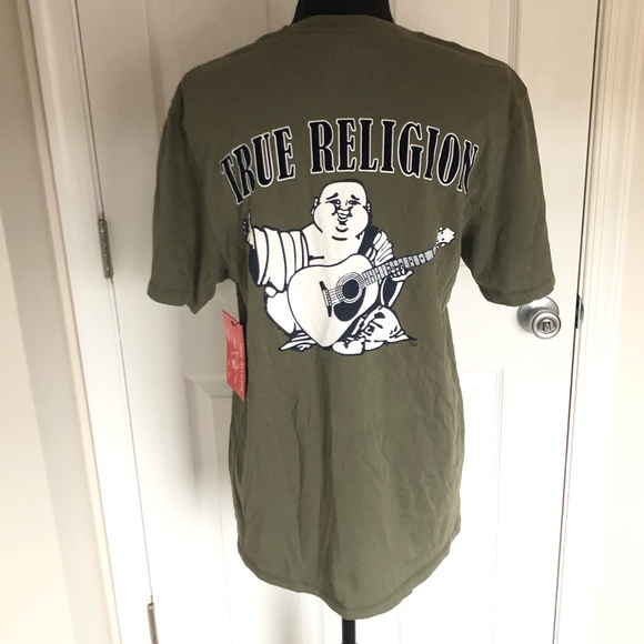 felt buddha logo tee